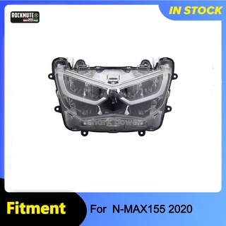 อุปกรณ์เสริมรถจักรยานยนต์ไฟ LED ไฟหน้าสําหรับ Yamaha NMAX155 NMAX-155 NMAX 155 2020 2021