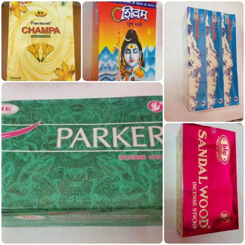 ธูปหอม กลิ่นแก่นจันทร์ Sandalwood Shivam Himalaya Parker & Champa มี 5 กลิ่นให้เลือก