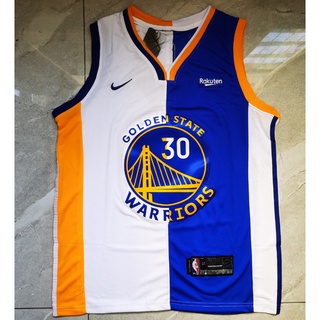 ใหม่ Golden State Warriors สําหรับผู้ชาย 2022 #เสื้อกีฬาบาสเก็ตบอล ปักลาย Stephen Curry สีขาว สีฟ้า 30 ชิ้น