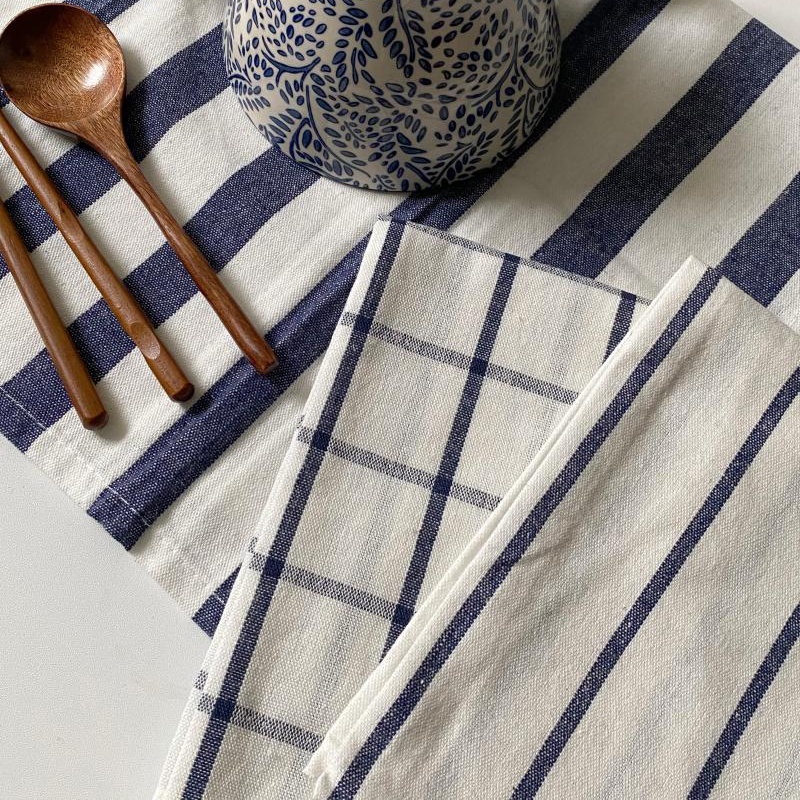 พร้อมส่ง ผ้ารองจาน ผ้าเช็ดอเนกประสงค์ ลายมินิมอล ขนาด 40*60 ซม. - รูปที่ 2