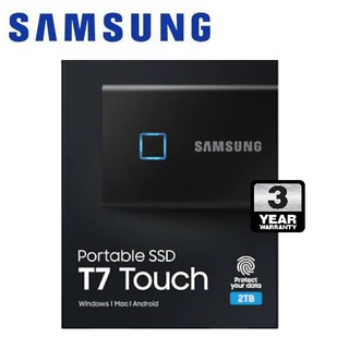 Samsung 2TB T7 Touch SSD USB3.2 (Black)