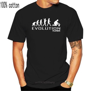 เสื้อคู่รัก ใหม่ล่าสุดบุรุษเสื้อยืดแปลกใหม่กราฟิก Evolutiof ช่างประปาประปาฤดูร้อนทีของขวัญที่ดี L[t