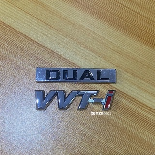 โลโก้ DUAL VVTi ราคาต่อชุดมี 2 ชิ้น