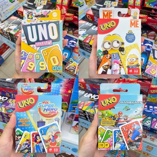 ไพ่อูโน่ อูโน่ การ์ดเกมส์ ลายการ์ตูน CARD GAME UNO ของแท้ 100%