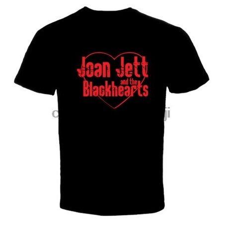 ที่กําหนดเองเสื้อผ้าบุรุษ Joan Jett และ Blackhearts 4 TShirt แฟชั่นผ้าฝ้ายเสื้อยืด