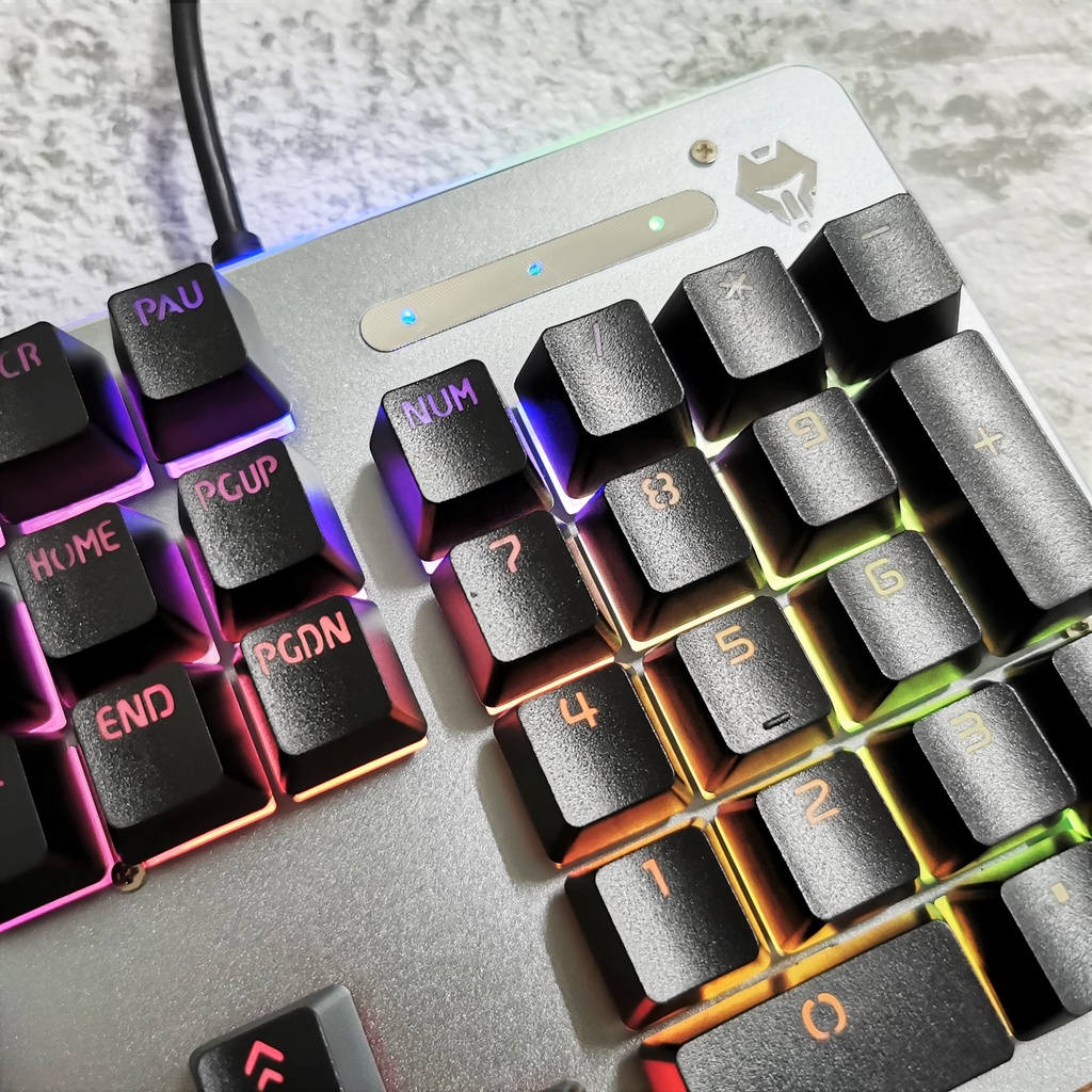 [พร้อมส่ง] WOLF TOTEM (LANGTU) G900 Mechanical Gaming Keyboard เกมมิ่งคีย์บอร์ดสีดำ RGB (blue switch) #4
