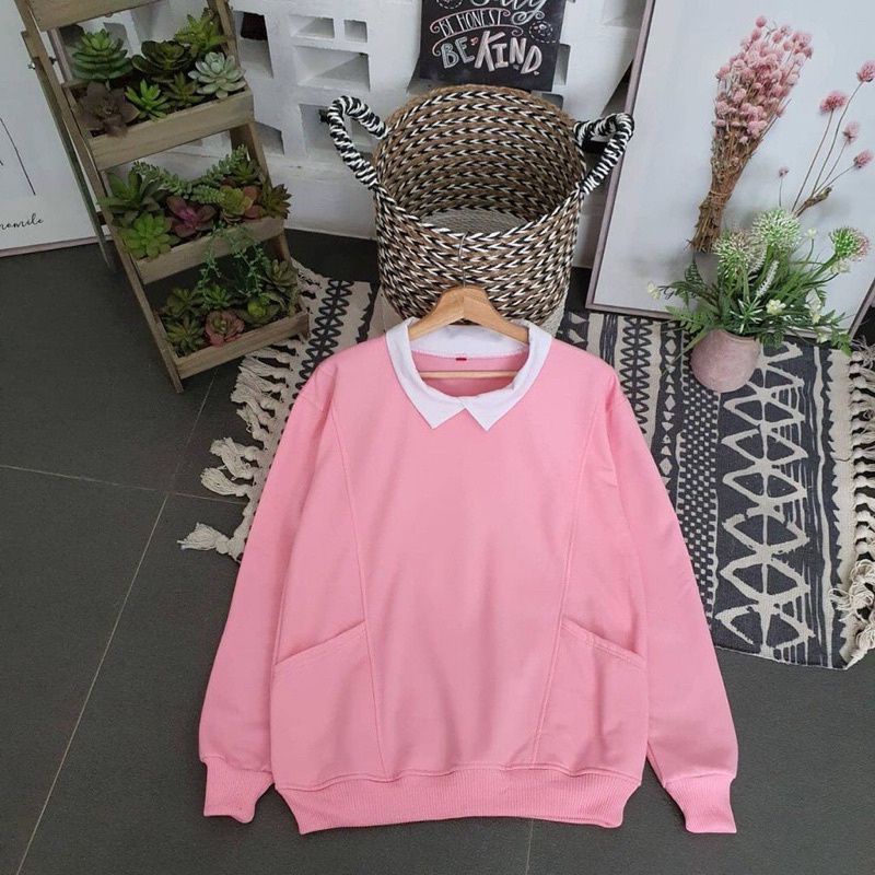 Lutest WOMEN& 39;S JACKET OVERSIZE COLLAR POCKET RIGHT & ซ้าย