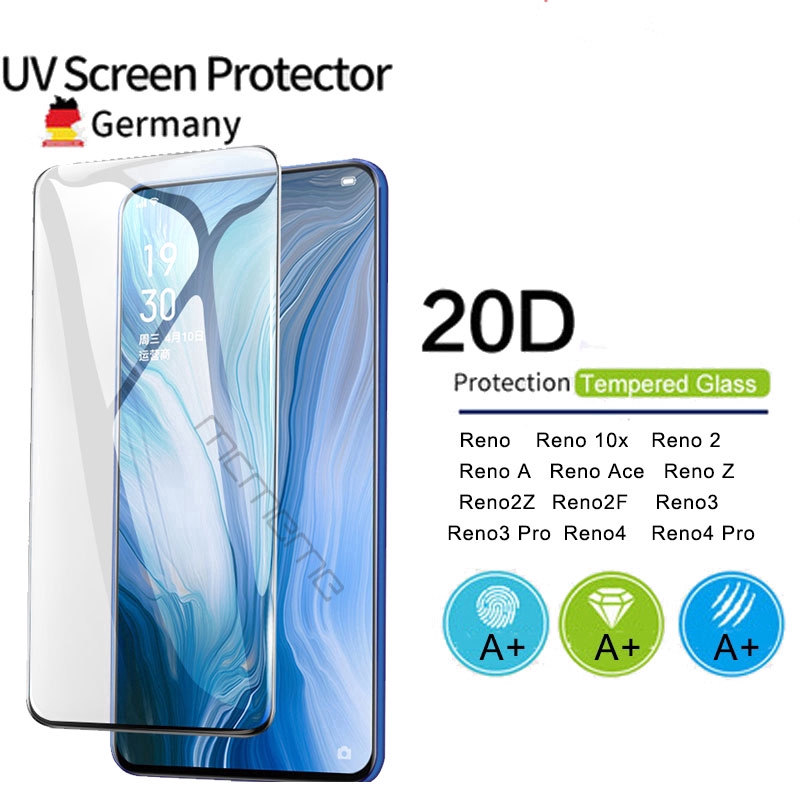 อุปกรณ์กันรอยหน้าจอ ฟิล์มกระจกนิรภัย โฟกัส OPPO Reno 11F 8T 8 5G 8Z 7 7Z 6 6Z 5 4 3 Pro 2 Z 2Z 2F 10x Reno2 Reno3 Reno4 pro