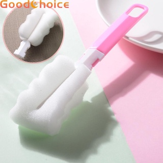 【Good】Sponge Brush Cup Detachable Folding Brush Kitchen Baby Bottle Bottle Cup Brush【Ready Stock】