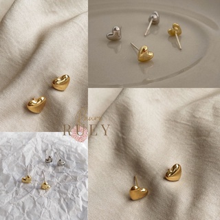 Mini Heart Earring ตุ้มหูรูปหัวใจ ตุ้มหูสไตล์เกาหลี ต่างหูน่ารักๆ ต่างหูสไตล์เกาหลี ต่างหูหัวใจ ต่างหู ตุ้มหู