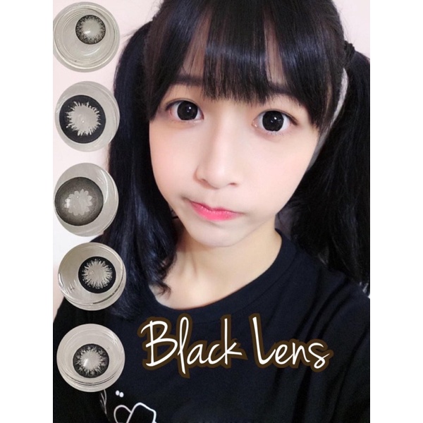 คอนแทคเลนส์ / บิ๊กอายส์ สีดำพร้อมส่ง ตาโต -มินิ
