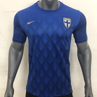 เสื้อกีฬาแขนสั้น ลายทีมชาติฟุตบอล Finland away jersey 22-23 คุณภาพสูง ไซซ์ S-XXL