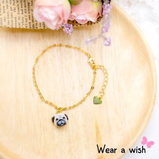 Bracelet / สร้อยข้อมือ : Pug / ปั๊ก