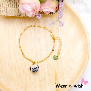 Bracelet / สร้อยข้อมือ : Pug / ปั๊ก