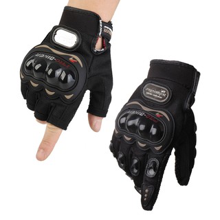 [ลูกค้าใหม่1บาท]PRO-BIKER ถุงมือขับมอเตอร์ไซค์ ทั้งแบบเต็มมือและครึ่งนิ้ว