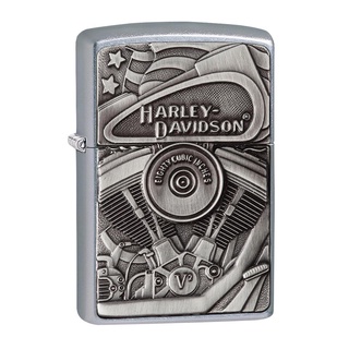 ซิปโป้ รุ่น 29266 HD Motor Flag Emblem ของแท้ รับประกันตลอดช…