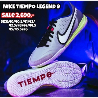 รองเท้าฟุตซอล NIKE รุ่น TIEMPO LEGEND 9 ACADEMY IC (สินค้าลิขสิทธิ์แท้💯%)