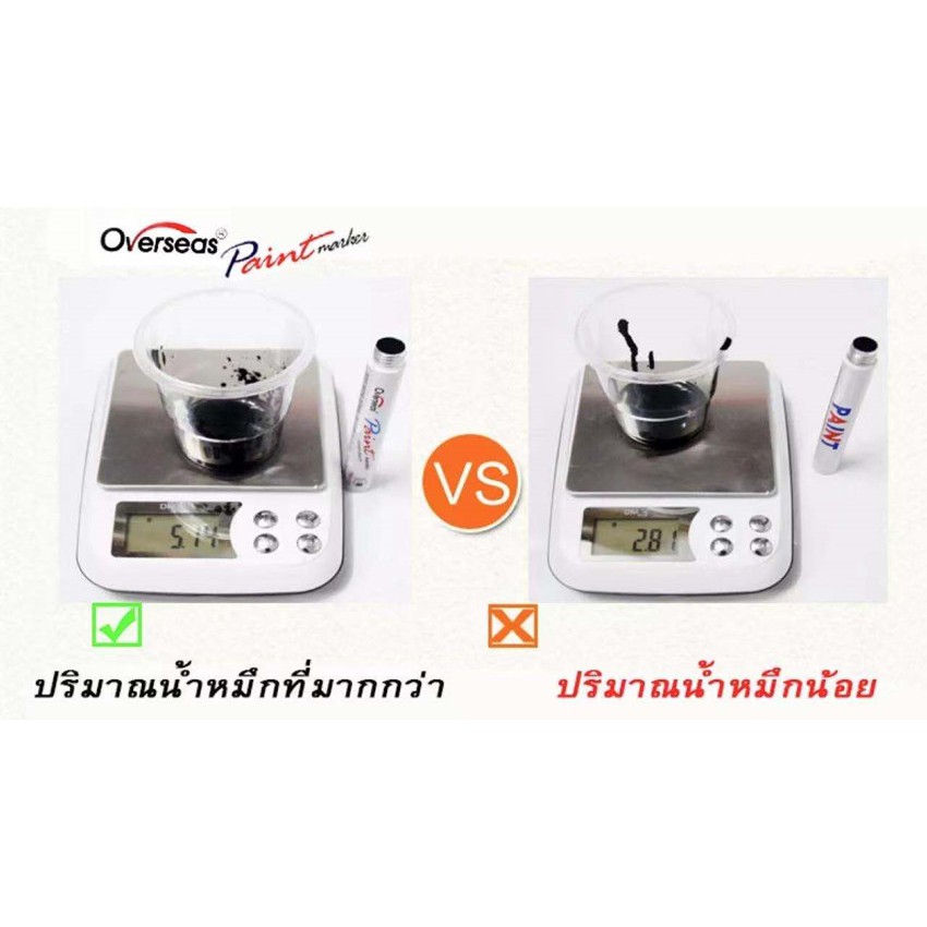 ปากกาเขียนยาง สีขาว 4 ด้าม PMA-520 ปากกาเขียนล้อ แต้มแม็กซ์ ยางรถยนต์ ล้อรถยนต์ ของแท้จากญี่ปุ่น 100% ราคา ถูกที่สุด ดีลบีเคเค แกลเลอรีภาพที่ 6