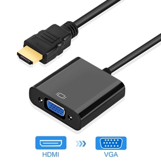 Newmine ตัวแปลง สายแปลง HDMI เป็น VGA สาย HDMI เป็น VGA สายแปลง HDMI อะแดปเตอร์แปลงสาย HD1080p สายแปลง HDMI เป็น VGA # T3