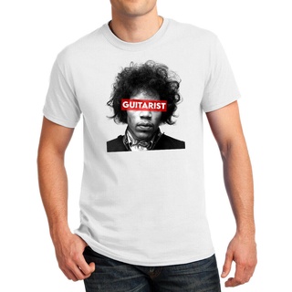 Tee leee Jimi เสื้อยืดลายกีตาร์ Hendrix Herrenเสื้อรัน Dhals Kurzarm