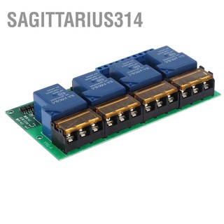 Sagittarius314 High Power Four Way Relay Module Control Panel Optocoupler Isolation 30A YYG-4