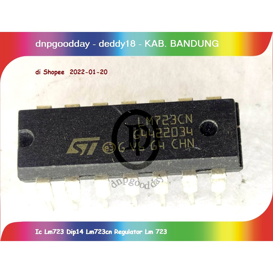 Ic Lm723 Dip14 Lm723cn ตัวควบคุม Lm 723