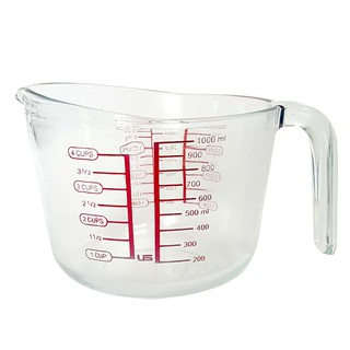 แก้วตวง ถ้วยตวงแก้ว ถ้วยตวงน้ำ 1000 ml / 32 ออนซ์ Measuring Glass