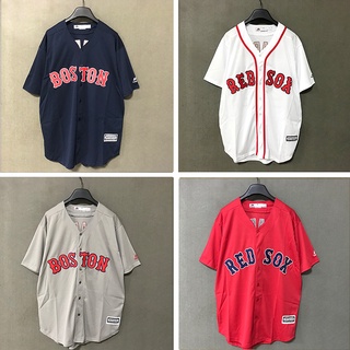 เสื้อเบสบอล เสื้อคาร์ดิแกน แขนสั้น ลาย Mlb สไตล์ฮิปฮอป ฮิปฮอป เรโทร เหมาะกับฤดูร้อน