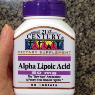 💁พรีออเดอร์💁Alpha lipoic acid 50mg 90เม็ด 21st century