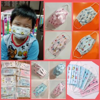Maskเด็ก ลายการ์ตูนน่ารัก แพ็ค2ชิ้น/แพ็ค3ชิ้น กรอง3ชั้น พร้อมส่ง!!!