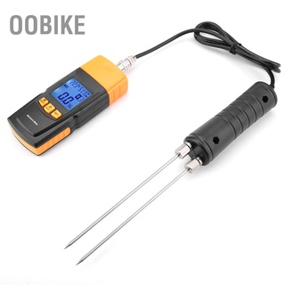 Oobike Gm620 เครื่องทดสอบความชื้นดิจิตอลจอแสดงผล Lcd แบบปรับได้ -10- 60 C