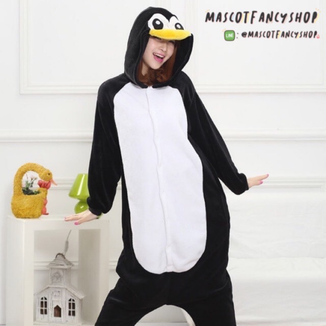 [มีCOD] ชุดนอนมาสคอต เพนกวิน (penquin)