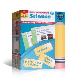 Evan-Moor Skill Sharpeners Science, Grade Pre K-Grade 3,Activity Books