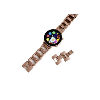 [โค้ด ONE55MAY] CERTI Smart Watch รุ่น CT91(ของแท้) มีสาย2แบบ สายสแตนเลส ประดับเพชรCZ+สายซิลิโคน โทรออก-รับสายได้