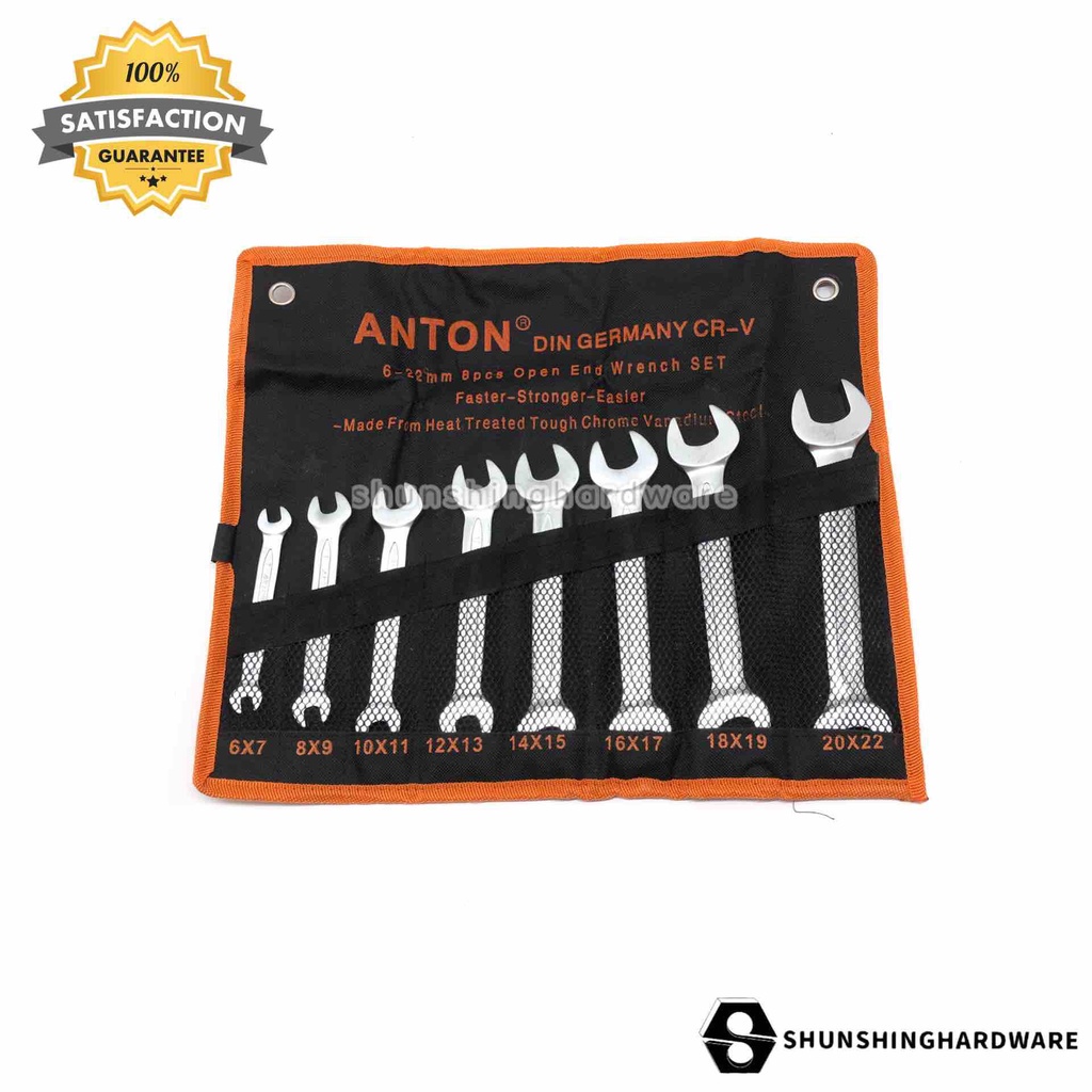 ANTON ชุดปากตาย ประแจปากตาย 2ข้าง cr-v 6-22mm