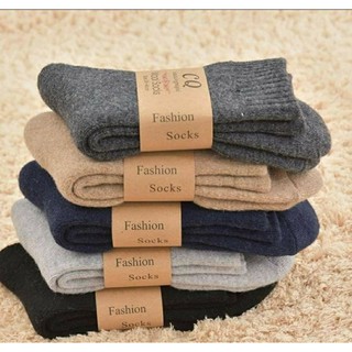 พร้อมส่ง🧦🇹🇭รุ่น 2 ถุงเท้าวูลขนแกะ ผู้ใหญ่ ใส่ได้ถึงติดลบ