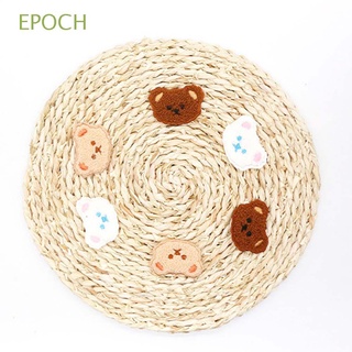 Epoch แพทช์ผ้า Diy ทนความร้อนปักลายหมีน่ารักสําหรับตกแต่งเสื้อผ้า