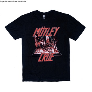 คอลูกเรือเสื้อยืดคอกลมเสื้อยืด พิมพ์ลาย Motley Crue Band สําหรับ Too Fast Cycle Mผ้าฝ้ายแท้