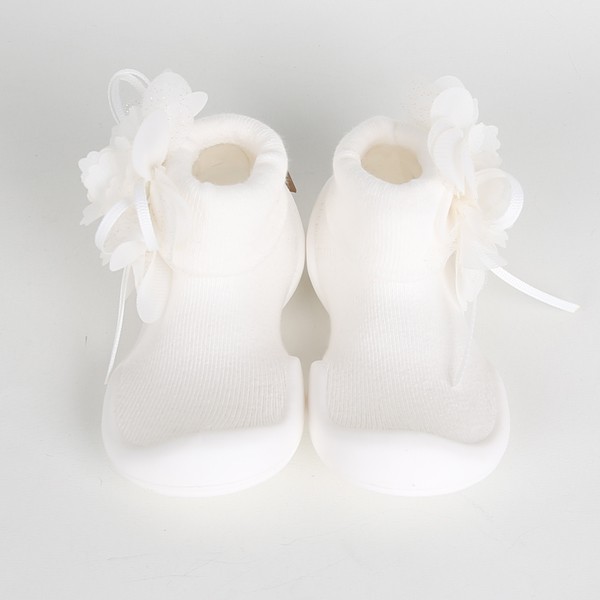 SALE รองเท้าเด็กหัดเดิน KOMUELLO ลาย Angel White