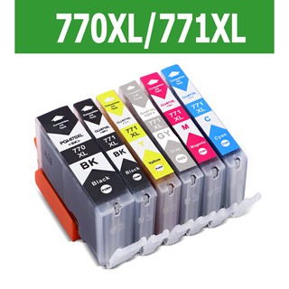 Canon PGI 770 CLI 771 หมึก PGI 770XL CLI 771XL สีดำ PGI770XL CLI771XL ตลับหมึกสำหรับ Pixma MG6870 MG5770 MG7770 MG7770