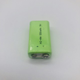 ถ่านชาร์จ 9V 550 mAh NIMH Rechargeable Battery 1ก้อน