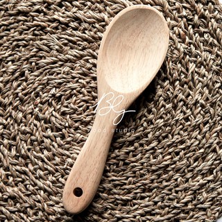ทัพพีด้ามสั้น by BG WOOD STUDIO