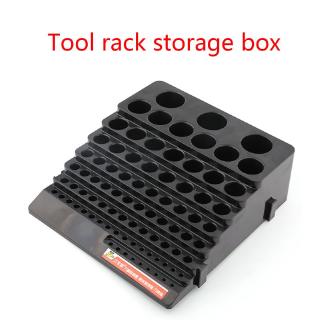 Drill Bit Storage Box Milling Cutter Drill Finishing Holder Organizer Case Home Box