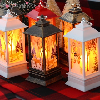 [Merry Christmas Products] โคมไฟ LED สไตล์เรโทร สําหรับแขวนตกแต่งบ้าน ปาร์ตี้คริสต์มาส