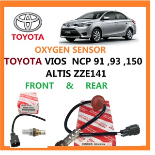 เซนเซอร์ออกซิเจน ด้านหน้า และด้านหลัง สําหรับ TOYOTA VIOS Ncp91 NCP93 NCP150 2007-2016 นิ้ว ALTIS ZZE141 (4P) 89465-52380 (ด้านหน้า) 89465-52370 52700 (ด้านหลัง) LAMBDA O2