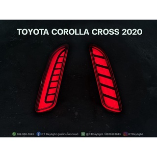 Toyota Corolla cross 2020 ไฟทับทิมท้ายตรงรุ่น 3Step