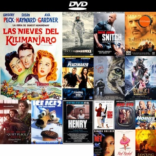 DVD หนังขายดี The Snows of Kilimanjaro (1952) ดินแดนร้อนสงครามเถื่อน ดีวีดีหนังใหม่ CD2022 ราคาถูก มีปลายทาง