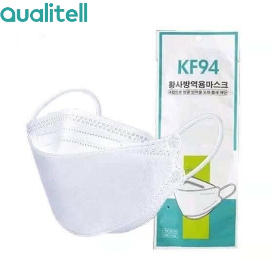 Qualitell หน้ากากอนามัย KF94 Mask หน้ากากอนามัยทรงเกาหลี แพคเกจใหม่ แมสเกาหลีกันฝุ่นกันไวรัส แพ็คคุ้มค่า10ชิ้น ทรง3D ใส่สบายไม่ #4