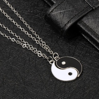 [24Hs Delivery] สร้อยคอจี้รูป Tai Chi Gossip Yin And Yang เครื่องประดับสําหรับผู้หญิง