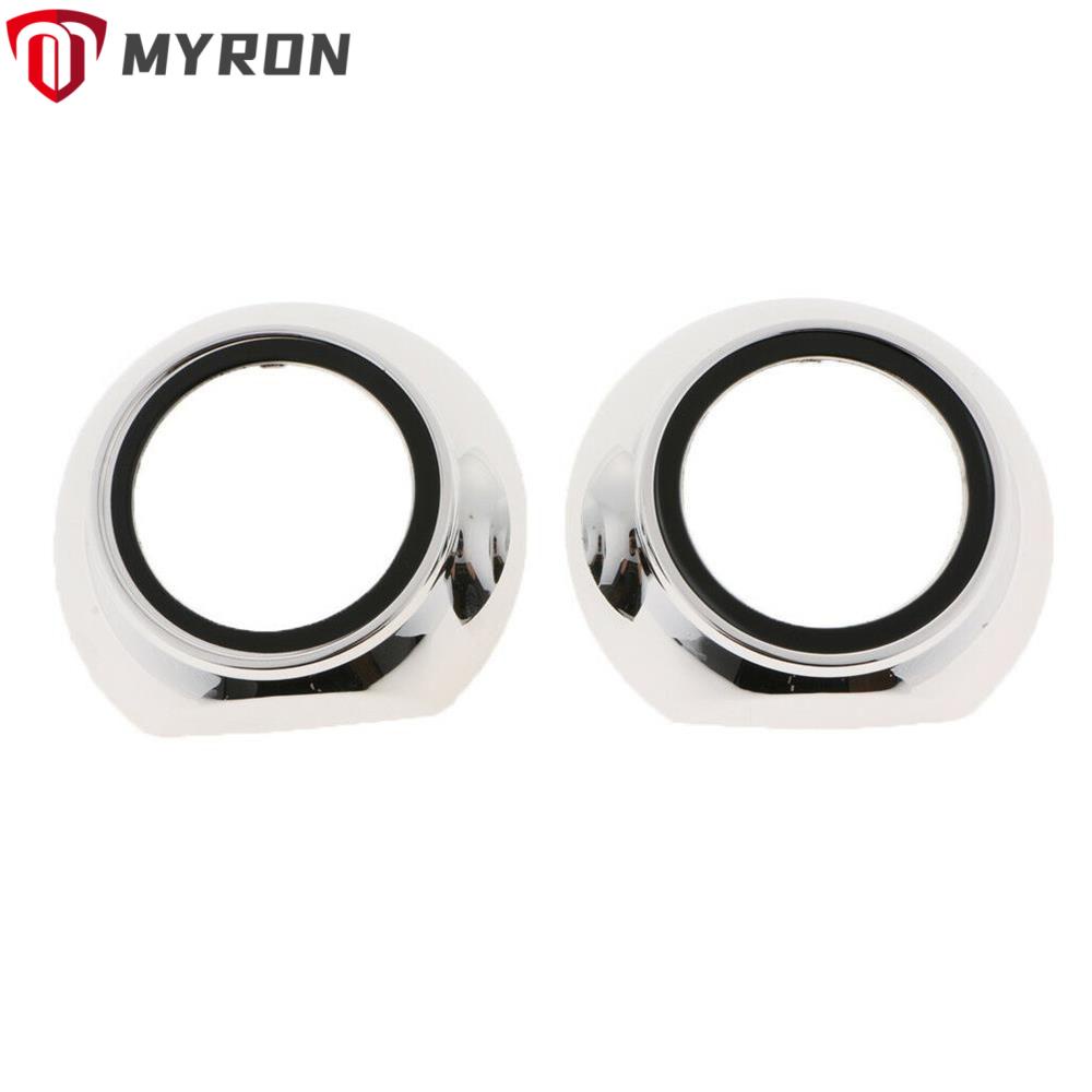 【⚡เวลาจำกัดราคาต่ำ】Myron ฝาครอบหลอดไฟหน้ารถยนต์ 1 คู่ และฝาครอบเลนส์โปรเจคเตอร์